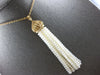 EXTRA LARGE & LONG .50CT DIAMOND & AAA SOUTH SEA PEARL 18KT ROSE GOLD NECKLACE