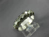 ESTATE .55CT DIAMOND 14K WHITE GOLD 7 STONE CLAW WEDDING ANNIVERSARY RING #6437