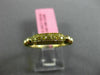 ESTATE .30CT FANCY YELLOW DIAMOND 18KT YELLOW GOLD 3 ROW PAVE ANNIVERSARY RING