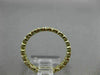 ESTATE .46CT DIAMOND 14KT YELLOW GOLD 3D BEZEL ETERNITY WEDDING ANNIVERSARY RING