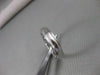 ESTATE PLATINUM CLASSIC SOLID MILGRAIN WEDDING ANNIVERSARY MENS BAND RING #20431