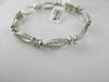 ANTIQUE WIDE 1.90CT FILIGREE 14KT WHITE GOLD DIAMOND BUTTERFLY BRACELET