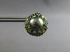 3.87CT DIAMOND & AAA SAPPHIRE & TSAVORITE & AAA PEARL 18KT YELLOW GOLD EARRINGS