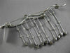 EXTRA LARGE 4.51CT WHITE & CHOCOLATE FANCY DIAMOND 18KT WHITE GOLD FLOWER BROOCH