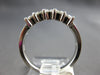 .62CT DIAMOND 14KT WHITE GOLD 3D 5 STONE SHARED PRONG WEDDING ANNIVERSARY RING