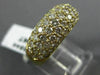 ANTIQUE WIDE 2.0CT DIAMOND 14K YELLOW GOLD PAVE MULTI ROW ANNIVERSARY RING #3544