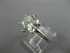 GIA 2.31CT ROUND DIAMOND H SI1 EXCELLENT CUT CLASSIC PLATINUM ENGAGEMENT RING