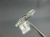 ESTATE .35CT DIAMOND 14KT WHITE GOLD ROUND HEART FILIGREE ANNIVERSARY RING #1208