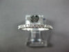 ESTATE .33CT DIAMOND 18KT WHITE GOLD 3D ROUND 2mm SEMI ETERNITY ANNIVERSARY RING