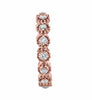 .52CT DIAMOND 18KT ROSE GOLD 3D ROUND FILIGREE ETERNITY WEDDING ANNIVERSARY RING