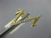 ESTATE WIDE .43CT DIAMOND 18KT YELLOW GOLD 3D CLASSIC ZIG ZAG FUN RING