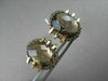 ANTIQUE 18KT 15.27CTW SMOKEY TOPAZ & FANCY BROWN DIAMOND EARRINGS ONE OF A KIND!