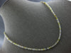 ESTATE 25.10CT MULTI COLOR DIAMOND 18KT WHITE GOLD 3D BY THE YARD FUN NECKLACE