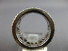 WIDE 2.55CT DIAMOND 18KT WHITE GOLD TRIANGULAR ETERNITY WEDDING ANNIVERSARY RING