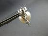 LARGE .10CT DIAMOND & AAA SOUTH SEA PEARL 18K WHITE GOLD SOLITAIRE STUD EARRINGS