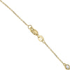 ESTATE .75CT DIAMOND 14KT YELLOW GOLD 3D CLASSIC BY THE YARD LOVE NECKLACE