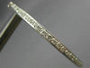 ESTATE .80CT DIAMOND 14KT WHITE GOLD 3D CLASSIC HOOP INSIDE OUT EARRINGS #19467