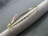ESTATE .55CT DIAMOND 18KT ROSE GOLD 3D ETOILE CLASSIC 2mm BANGLE BRACELET