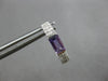 .72CT DIAMOND & AAA AMTHEYST 14K WHITE GOLD EMERALD CUT & ROUND HUGGIE EARRINGS