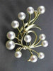 ESTATE LARGE 14KT YELLOW GOLD MIKIMOTO AAA SOUTH SEA PEARL BOW PIN BROOCH #23634