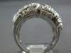 ESTATE EXTRA LARGE .54CT DIAMOND 14KT WHITE GOLD 3D MULTI BUTTERFLY LOVE RING