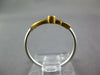 ESTATE .02CT DIAMOND PLATINUM & 18KT YELLOW GOLD ETOILE FRIENDHSHIP RING #27272
