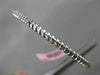 ESTATE .22CT DIAMOND 14K WHITE GOLD 3D PAVE ROPE DESIGN FLEXIBLE BANGLE BRACELET