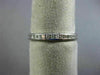 ESTATE .20CT DIAMOND 14KT WHITE GOLD CLASSIC 2mm ANNIVERSARY / WEDDING RING 1633