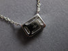 .51CT DIAMOND 18KT WHITE GOLD 3D ROUND & BAGUETTE SQUARE INVISIBLE LOVE NECKLACE