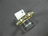 ESTATE .65CT DIAMOND 14KT YELLOW GOLD ROUND CHANNEL ANNIVERSARY RING 3mm 14574