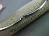 ESTATE .70CT DIAMOND 14KT WHITE GOLD 3D MOVABLE CIRCLE OF LIFE BANGLE BRACELET