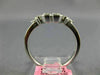 ESTATE .56CT DIAMOND 18KT WHITE GOLD ROUND 4 LEAF CLOVER SQUARE FLOWER LOVE RING