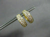 ESTATE .35CT DIAMOND 14KT YELLOW GOLD CLASSIC CHANNEL HUGGIE EARRINGS #18341