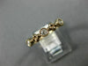 ESTATE .26CT DIAMOND 14K ROSE GOLD 3D FLOWER FILIGREE WEDDING ANNIVERSARY RING