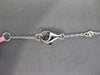 .43CT DIAMOND 18KT WHITE GOLD ROUND & BAGUETTE HEART SHAPE BY THE YARD BRACELET