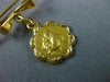 ESTATE 18KT YELLOW GOLD 3D CLASSIC ITALIAN BAPTISM PIN #MILANO29