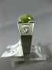 ESTATE LARGE 4.25CT DIAMOND & AAA CAT'S EYE PLATINUM 3D MATTE & SHINY MENS RING
