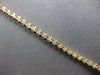 ESTATE .94CT DIAMOND 14K YELLOW GOLD CLASSIC PAST PRESENT FUTURE TENNIS BRACELET