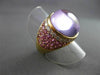 ESTATE MASSIVE 22.44CTW DIAMOND & AAA MULTI GEMSTONE 18KT ROSE GOLD 3D FUN RING