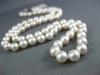 ESTATE 5mm AAA SOUTH SEA PEARL 14KT WHITE GOLD CLASSIC FILIGREE NECKLACE #22695