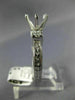ESTATE .35CT DIAMOND 14KT WHITE GOLD FILIGREE SEMI MOUNT ENGAGEMENT RING #22421