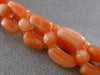 ANTIQUE LONG 925 SILVER GOLD PLATED CORAL HANDCRAFTED MULTI SHAPE NECKLACE 25358