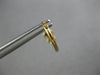 .50CT DIAMOND 18KT YELLOW GOLD 3D ROUND & BAGUETTE HUGGIE HOOP HANGING EARRINGS