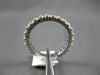ESTATE 1.25CT DIAMOND 14KT WHITE GOLD 3D ROUND 2.5MM WEDDING ANNIVERSARY RING