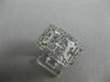 ESTATE LARGE .50CT DIAMOND 14K GOLD CLASSIC MATTE & SHINY OPEN FILIGREE FUN RING