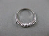 ESTATE ROUND DIAMOND ANNIVERSARY RING CHANNEL 14K WHITE GOLD WEDDING BAND #11387
