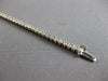 ESTATE 2.22CT DIAMOND 14KT WHITE GOLD 3D CLASSIC ROUND 2.5MM TENNIS BRACELET