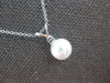 .05CT DIAMOND & AAA SOUTH SEA PEARL 14KT WHITE GOLD SOLITAIRE FLOATING PENDANT