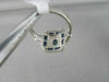 ANTIQUE 1.4CTW AAA SAPPHIRE & DIAMOND 14KT WHITE GOLD COCKTAIL RING!!!!!!