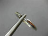 ESTATE .50CT ROUND CUT DIAMOND 14KT WHITE GOLD 3D CLASSIC HOOP EARRINGS #1439